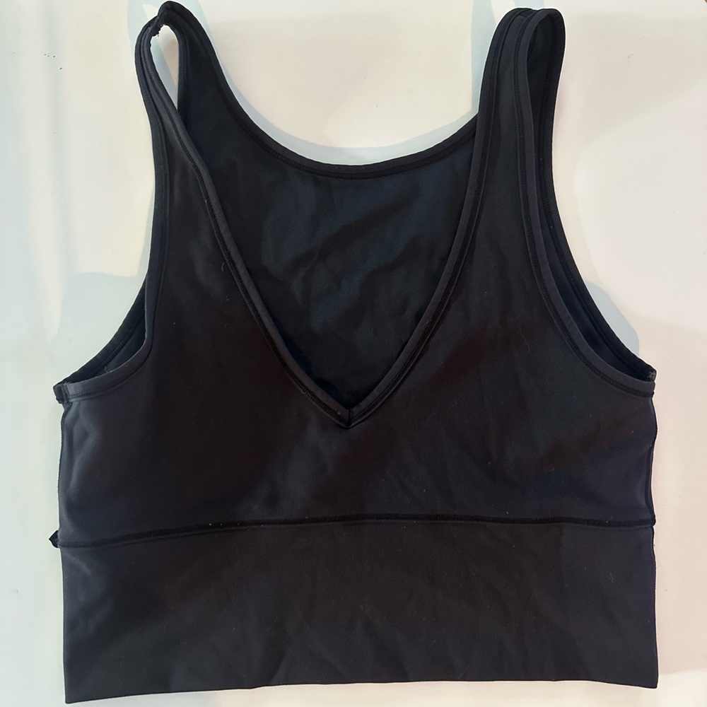 Lululemon Align Crop Top V Neck Bra 12